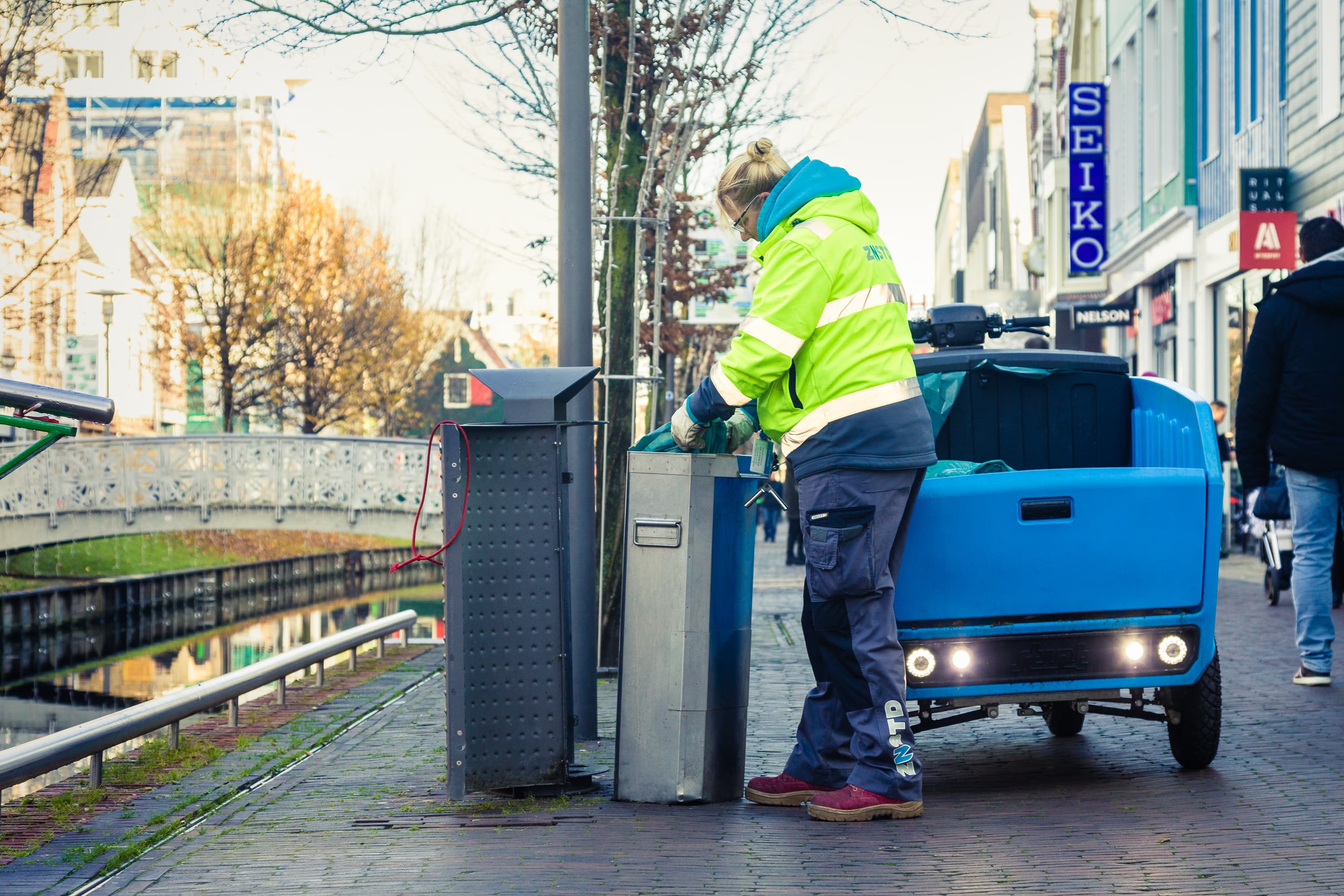 Employer Branding voor de gemeente Zaanstad, op diverse locaties in of rond het gemeentehuis van Zaandam. Beelden die aansluiten bij de visie van de gemeente Zaanstad.