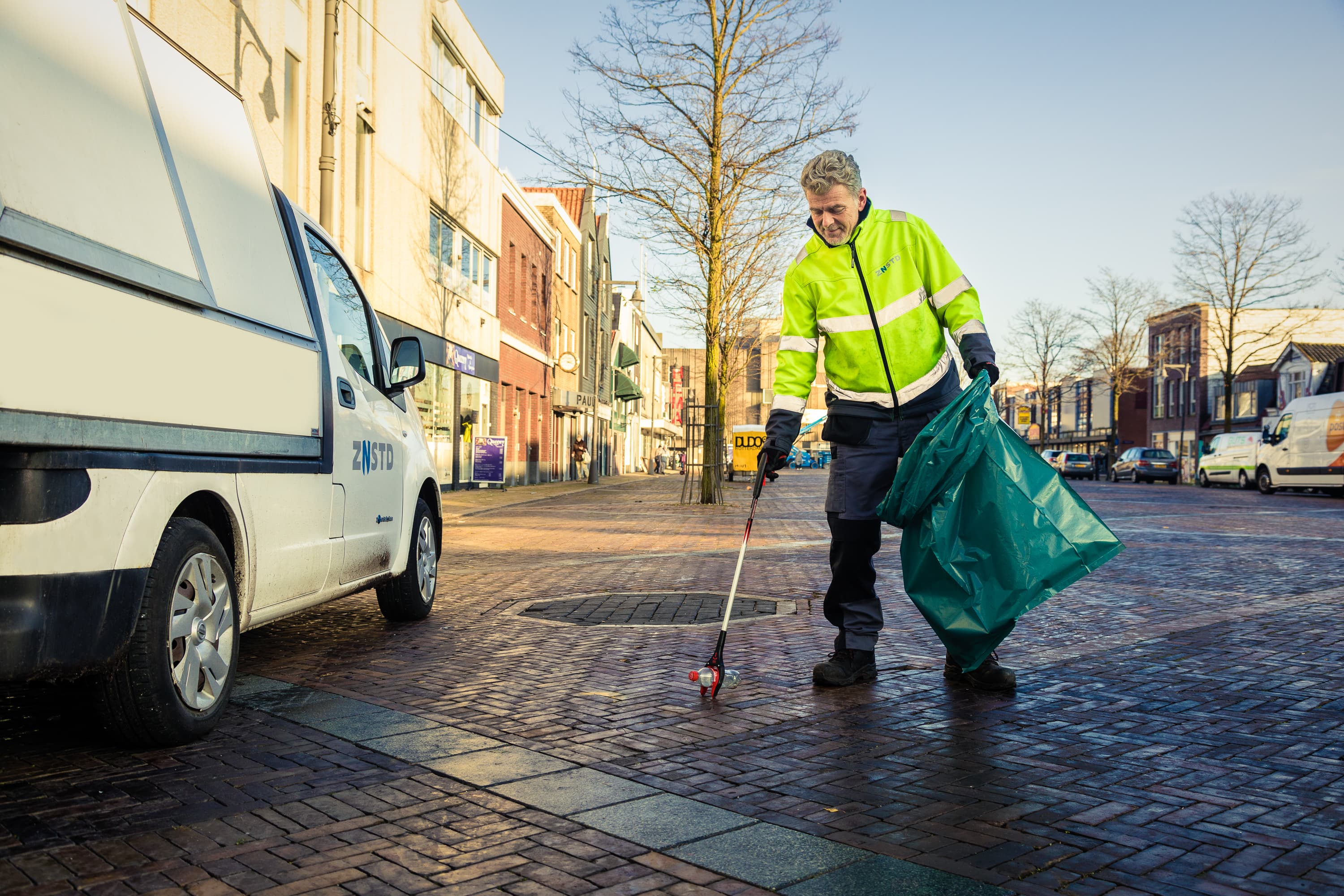 Employer Branding voor de gemeente Zaanstad, op diverse locaties in of rond het gemeentehuis van Zaandam. Beelden die aansluiten bij de visie van de gemeente Zaanstad.