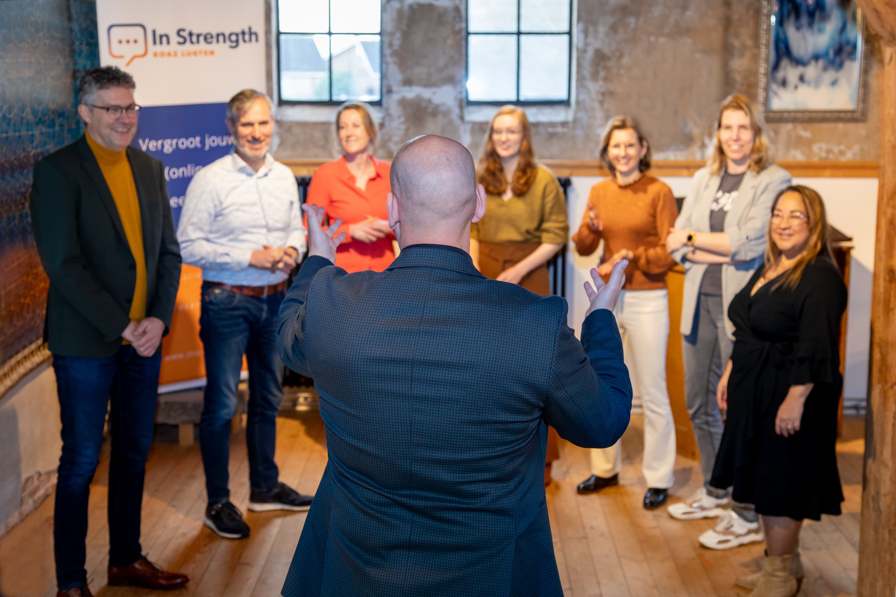 Branding foto’s van Arie Speksnijder, Suzanne Nieuwenhuijs-Mekking, Bertina van Dolder, Iris Kahle, Peter Munneke, Boaz Lugten, Hanneke Kool en Ilse Vlastuin.