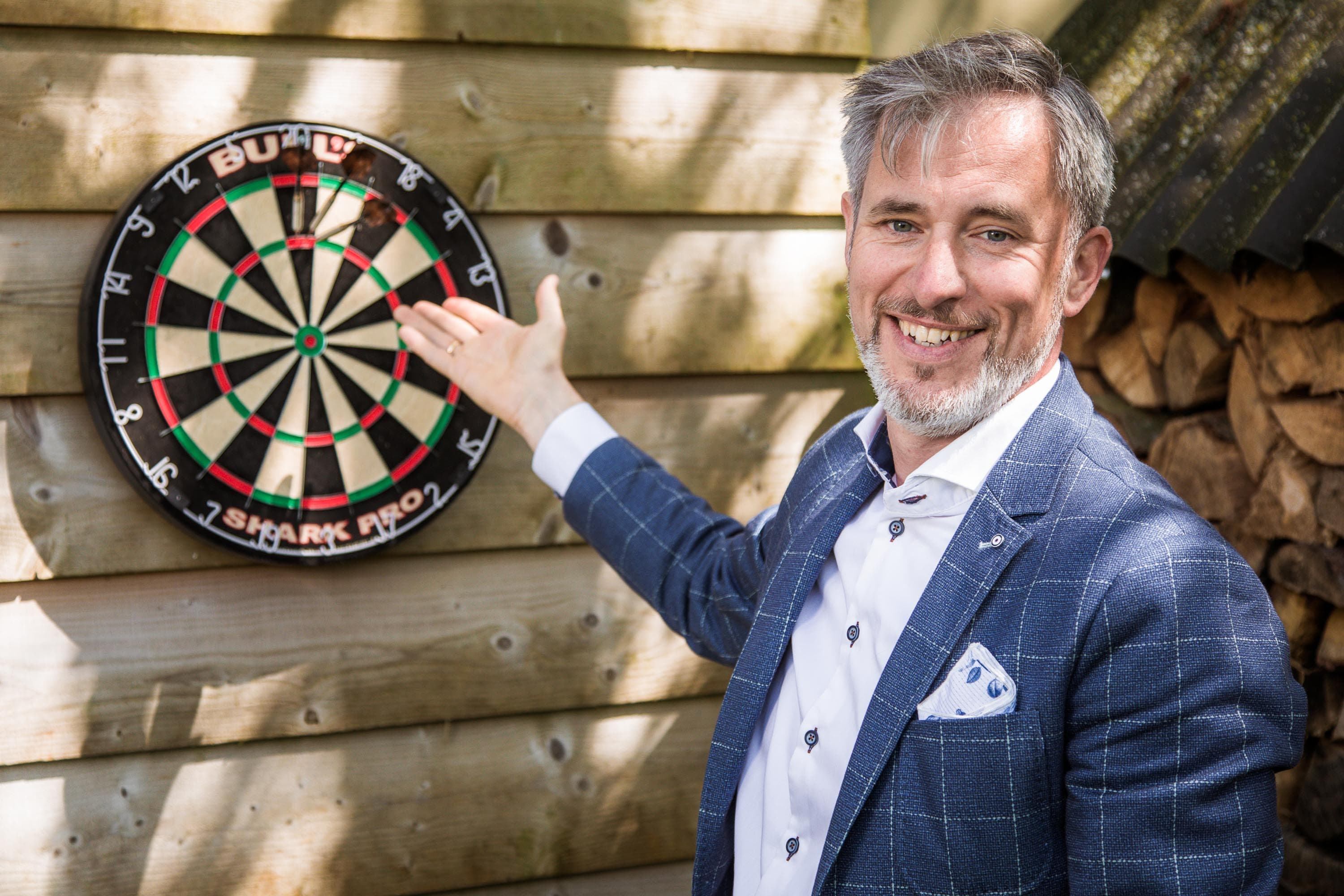 Personal branding foto’s van Arie Speksnijder. Hij is trainer, coach en auteur van het boek de Trainingsachtbaan.